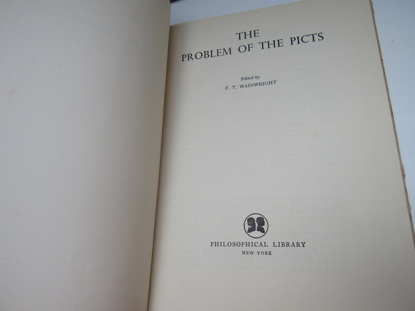 The Problem of the Picts, edited by F. T. Wainwright, 1956