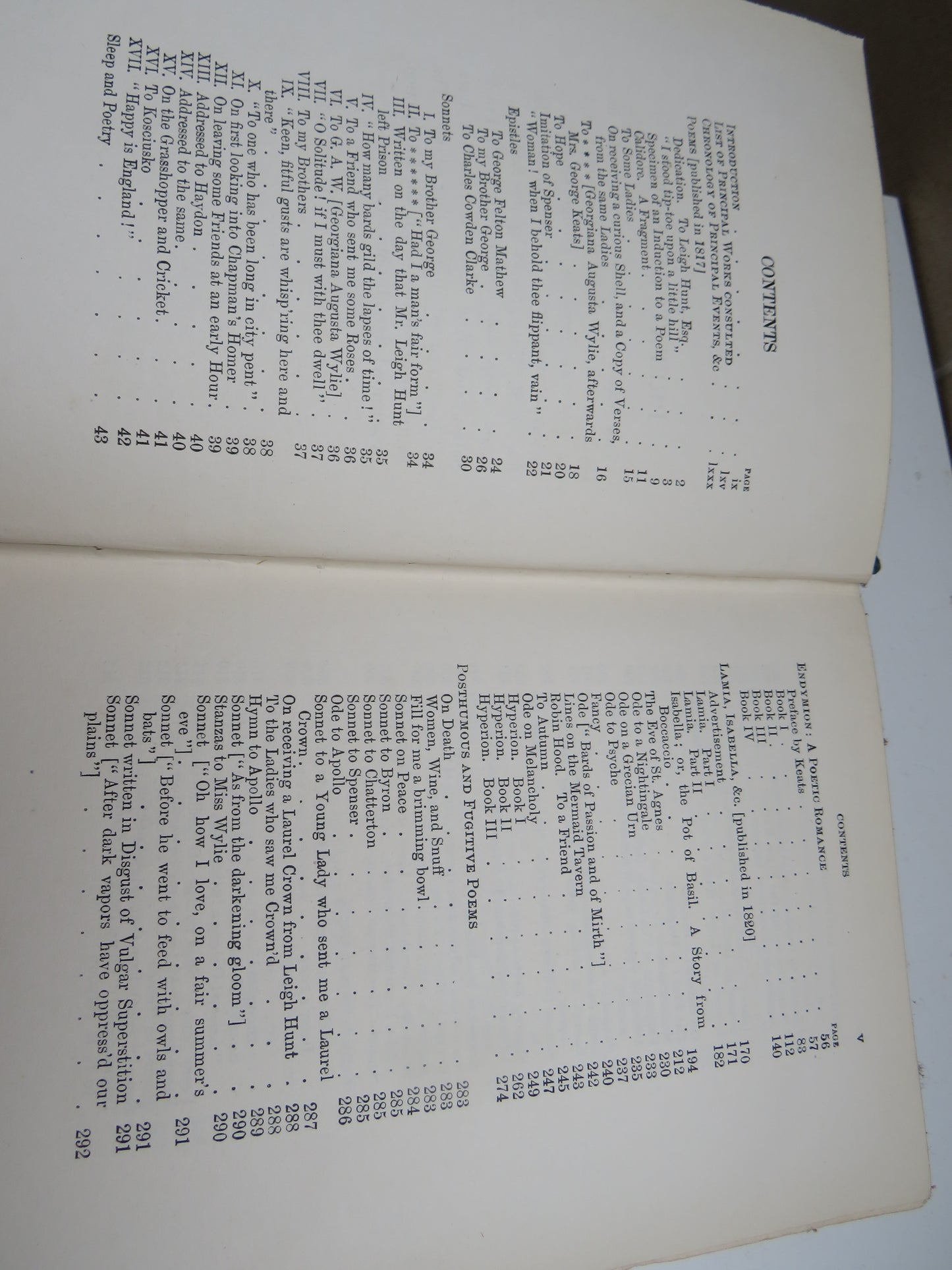 The Poetical Works Of John Keats By H. Buxton Forman 1914