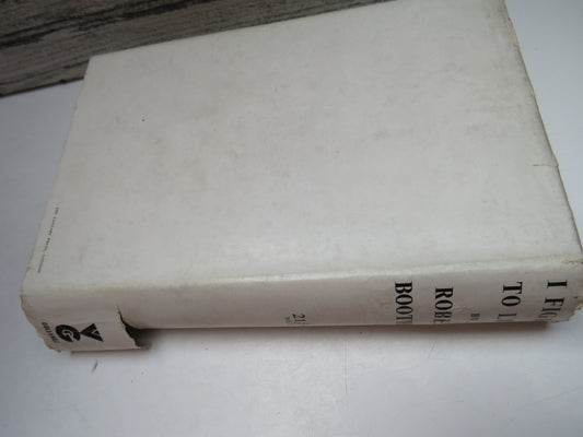 I Fight to Live, Autobiography by Robert Boothby, 1947