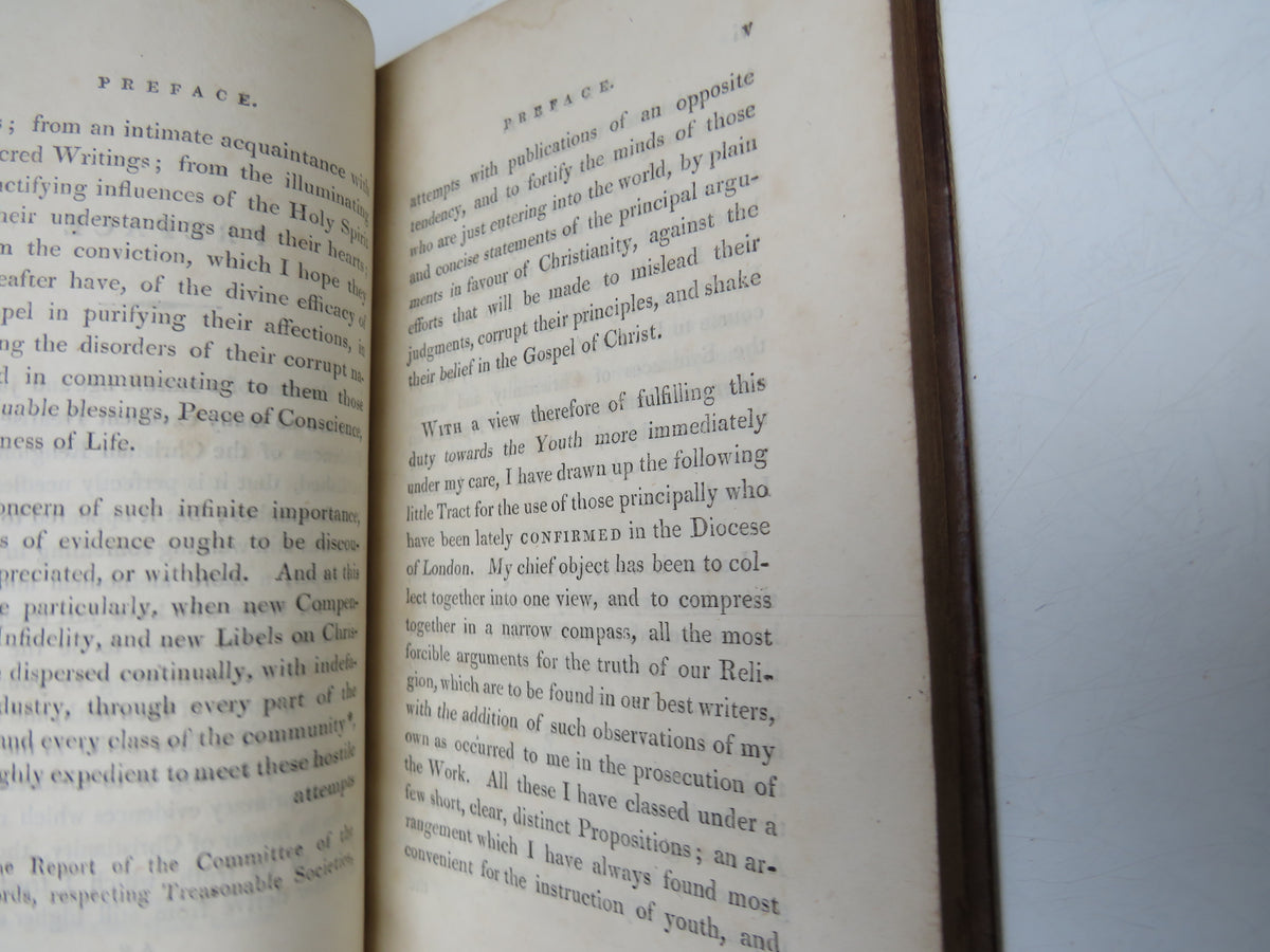 A Summary of the Principle Evidences For The Truth and Divine Origin of the Christian Revelation By Beilby Porteus 1815