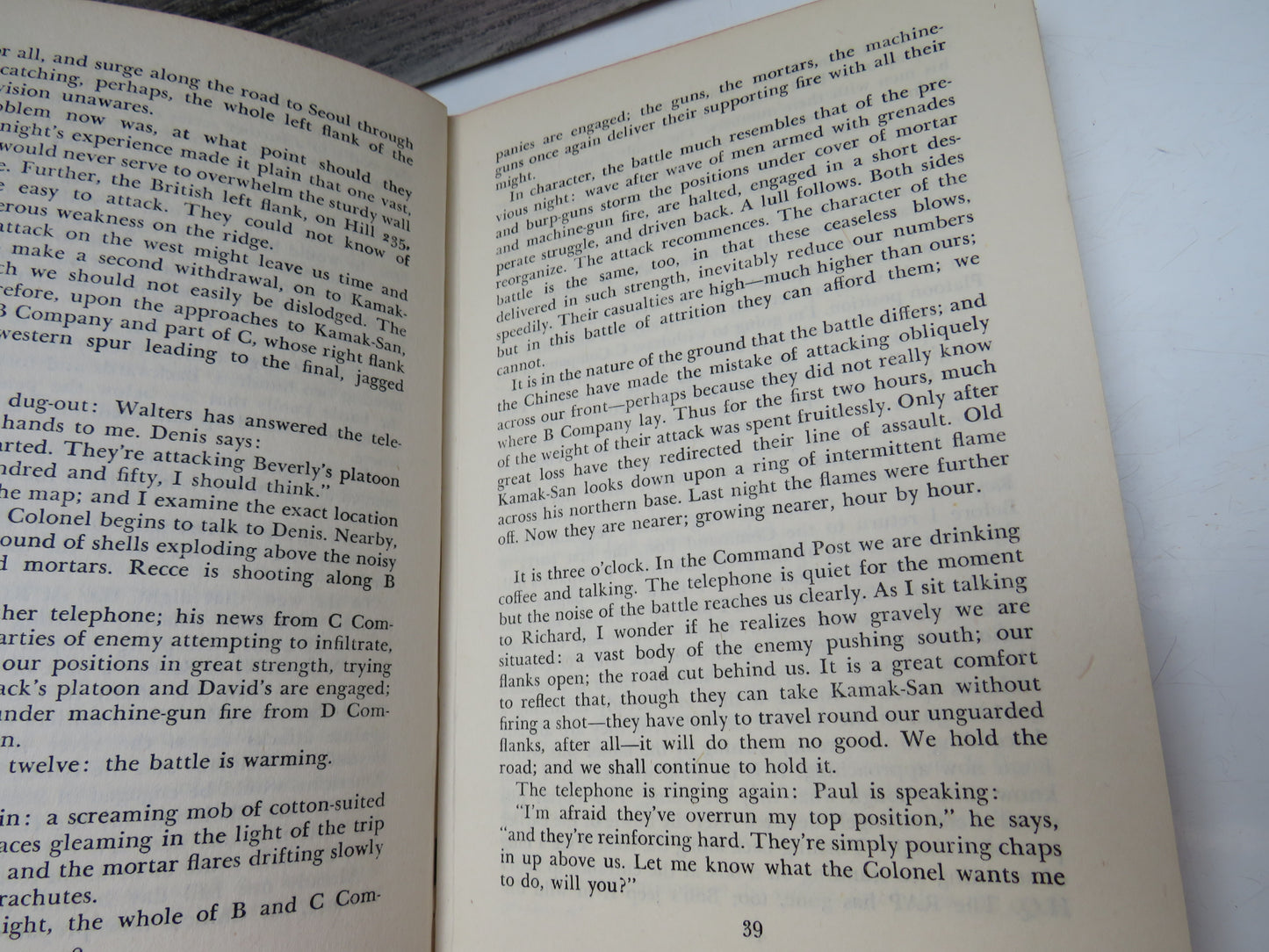 The Edge of the Sword by Captain Anthony Farrar-Hockley, 1955