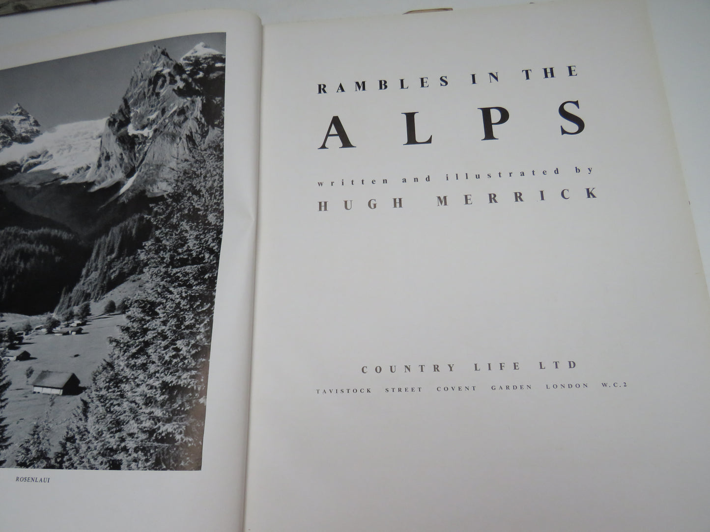 Rambles in the Alps by Hugh Merrick, 1951