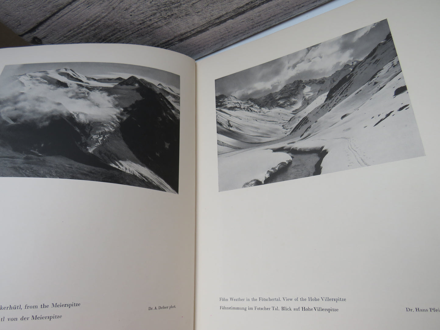 Alpine Wonderland, A Collection of Photographs made by J. J. Schatz, Introduced by Sir Claud Schuster, 1936