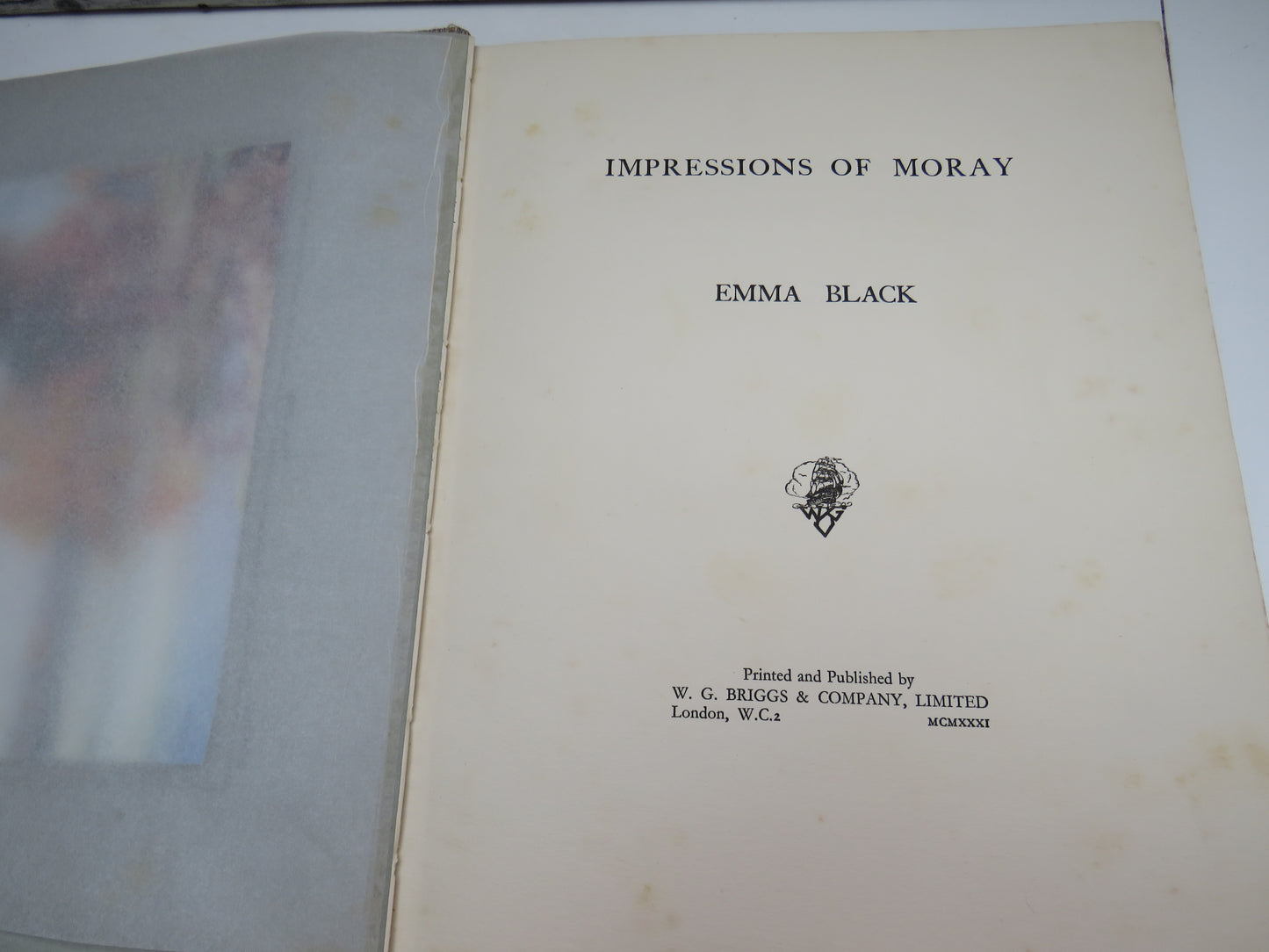 Impressions of Moray by Emma Black, 1931