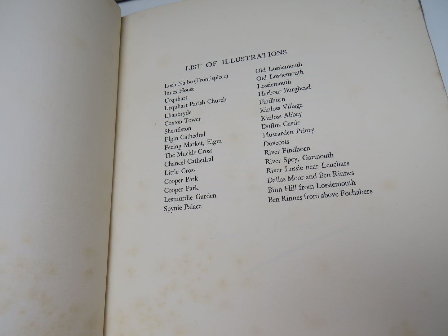 Impressions of Moray by Emma Black, 1931