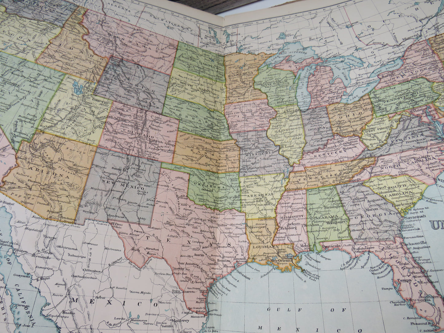 Bacon's The Excelsior Atlas and Gazetteer of the World, Antique Atlas