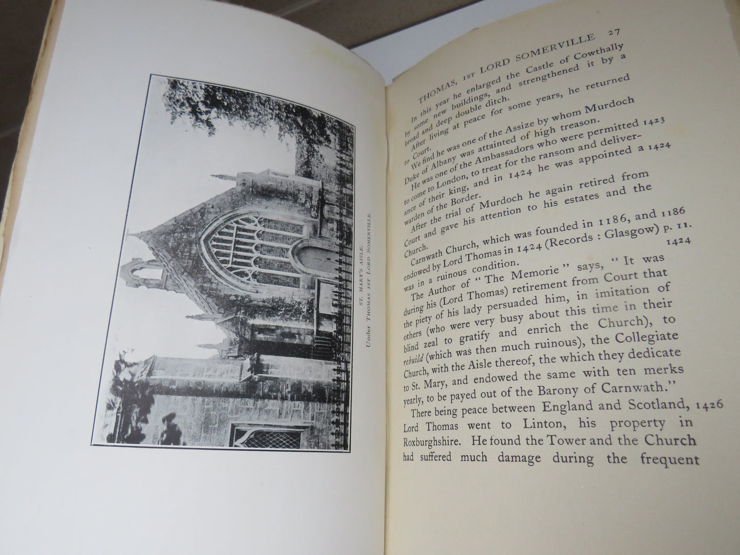 The Baronial House of Somerville By James Somerville 1920