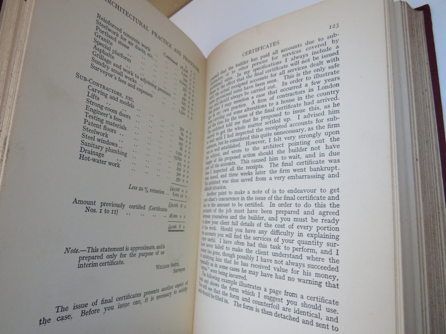 Architectural Practice and Procedure A Manual For Practitioners & Students By Hamilton H. Turner 1931