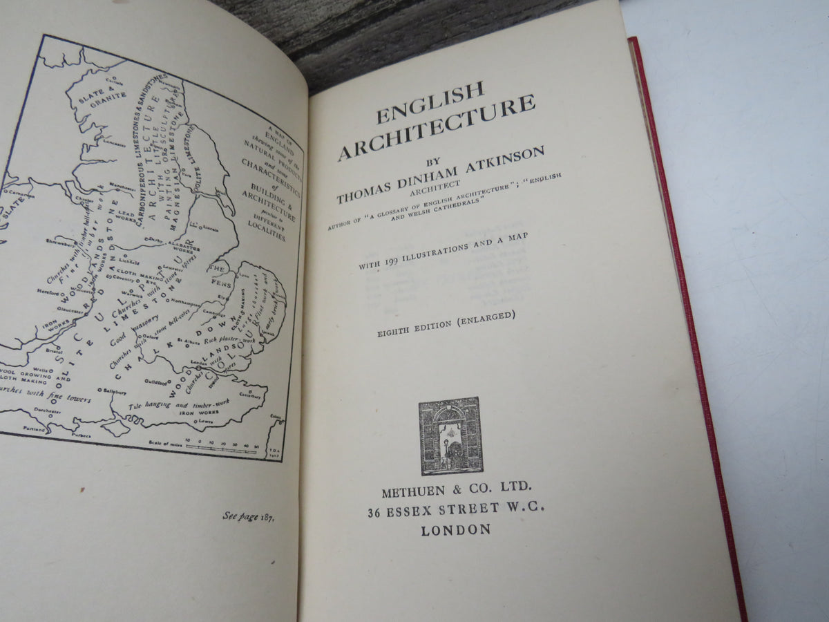 English Architecture By Thomas Dinham Atkinson 1926