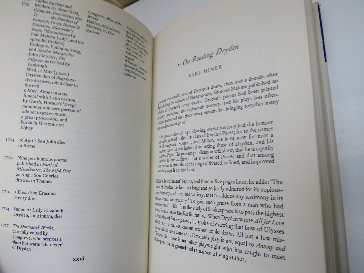 Writers and their Background: John Dryden, Edited by Earl Miner, 1972