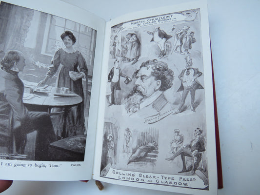 Martin Chuzzlewit By Charles Dickens With 8 Engravings By A. H. Buckland