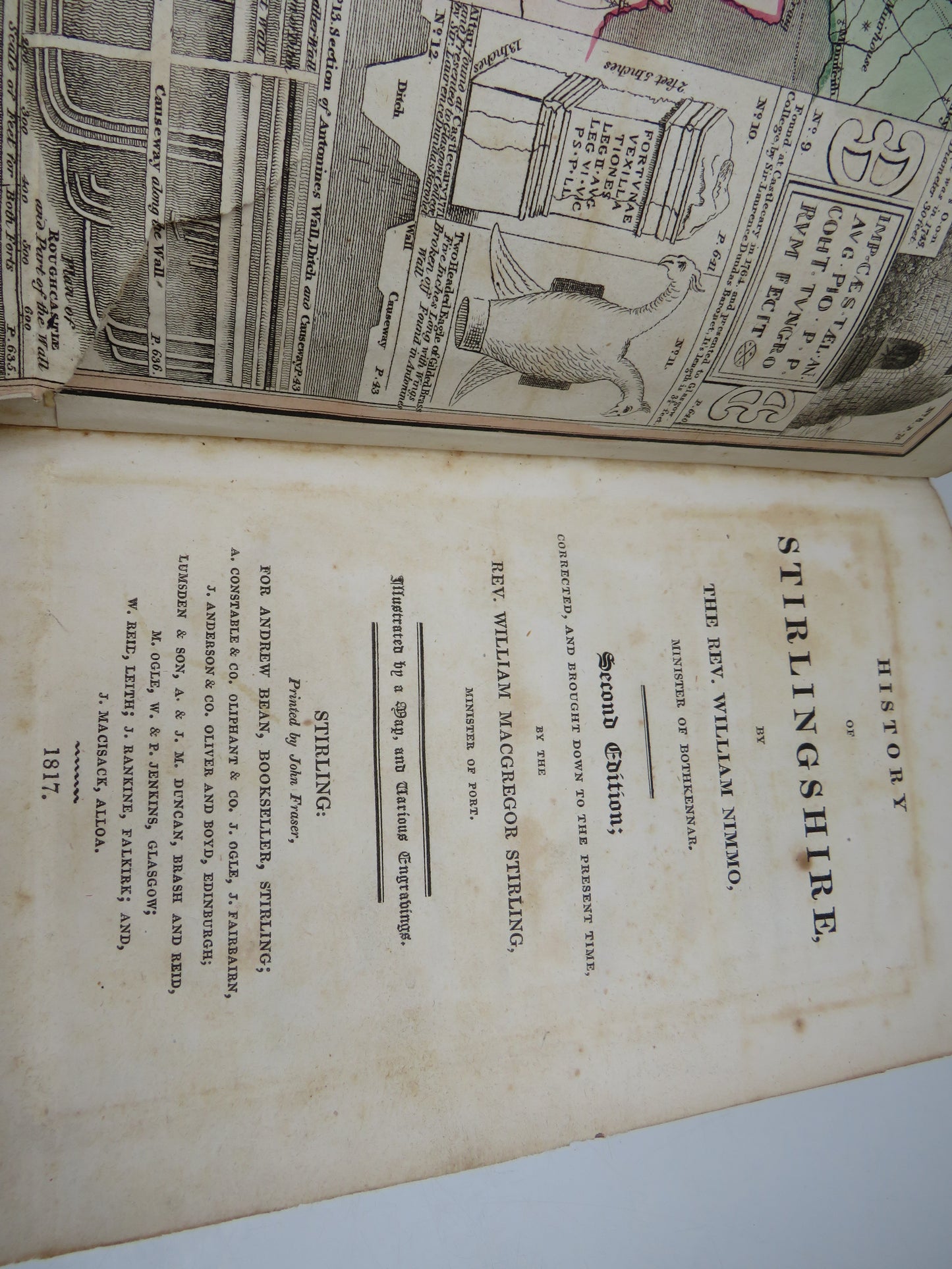 History of Stirlingshire By The Rev. William Nimmo 1817 2nd Edition
