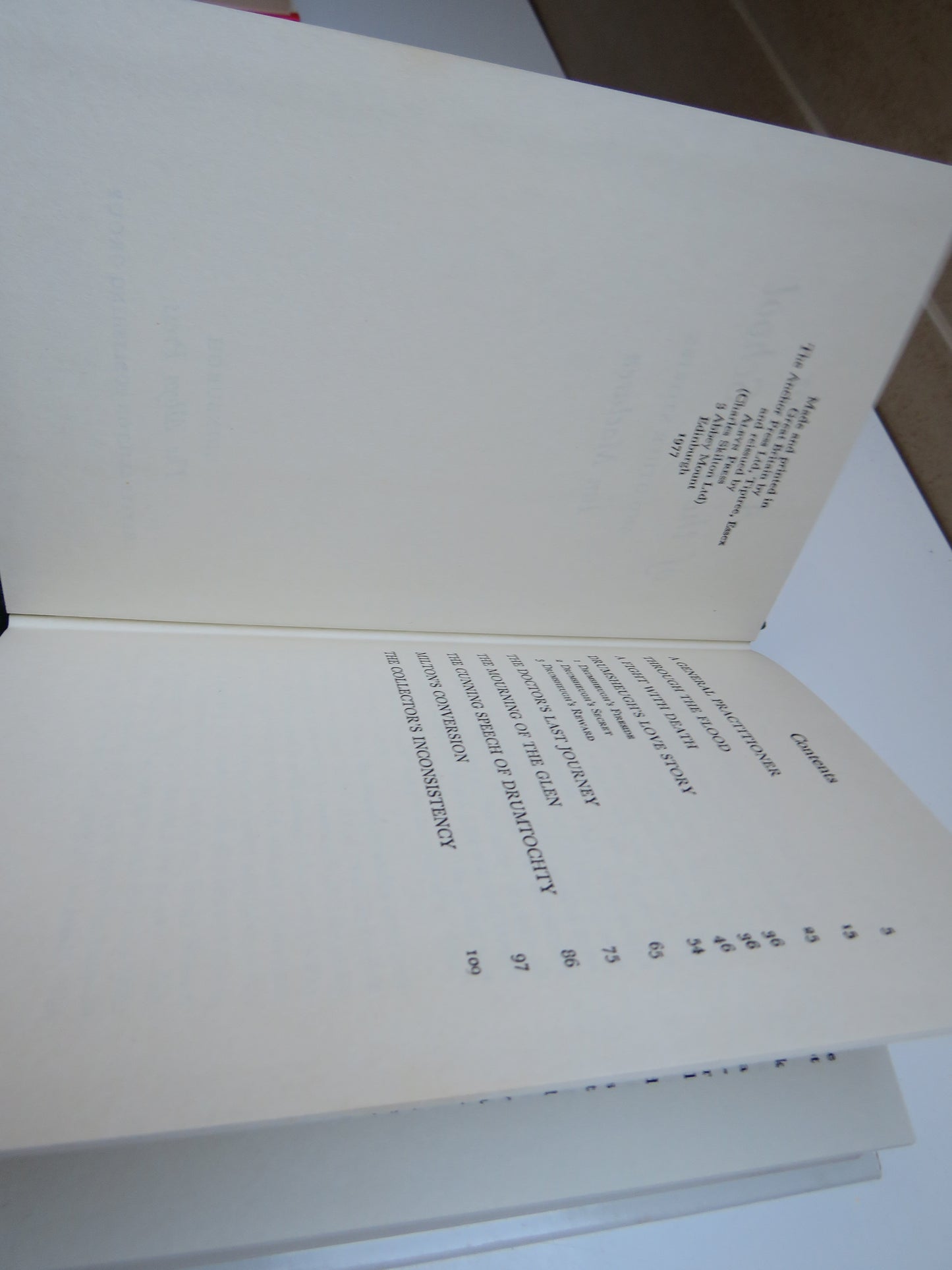 A Doctor Of The Old School And Other Stories By Ian Maclaren 1977