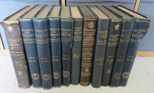 Large Collection of Catalogue of the Library In The British Museum Books