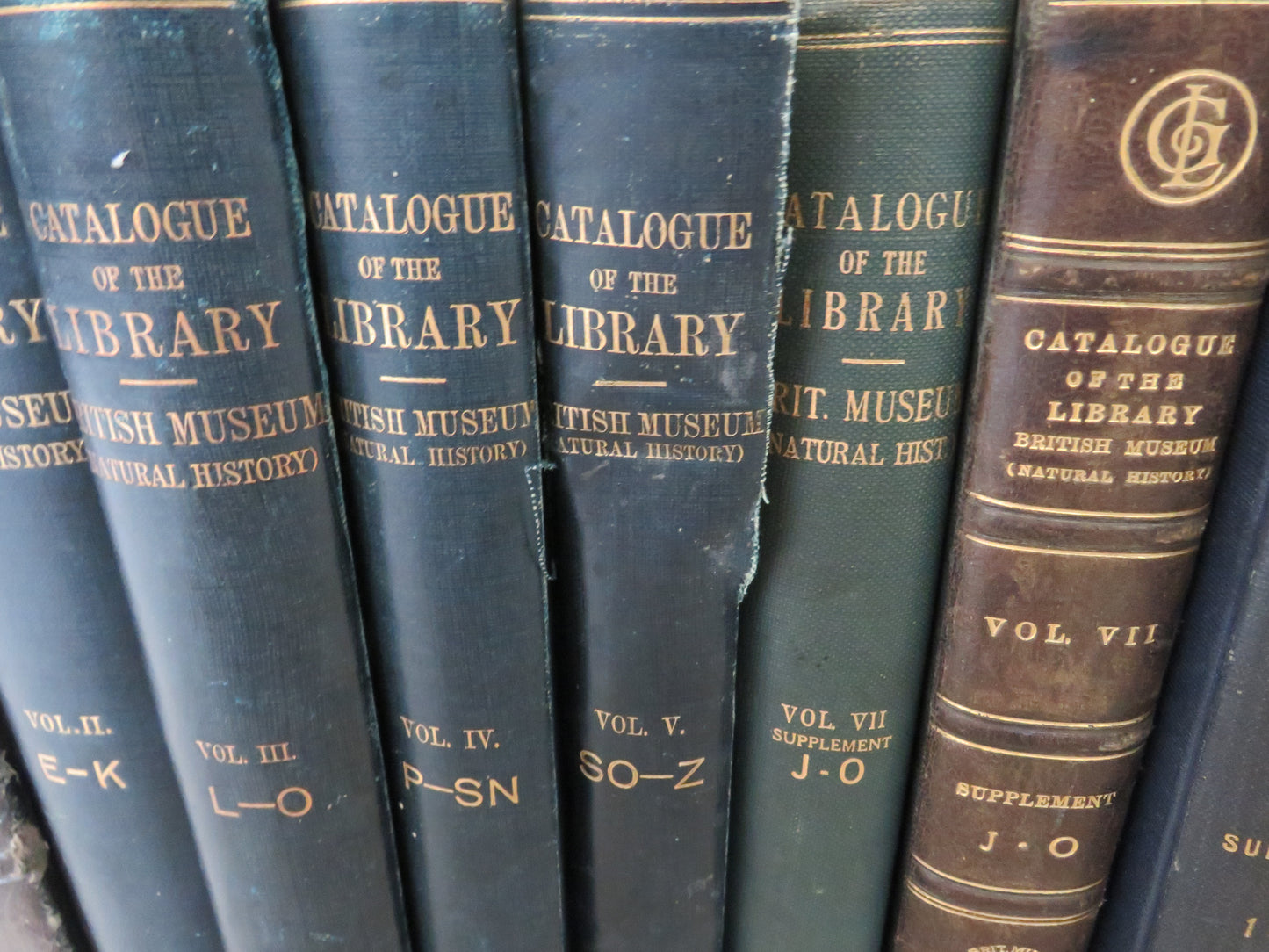 Large Collection of Catalogue of the Library In The British Museum Books