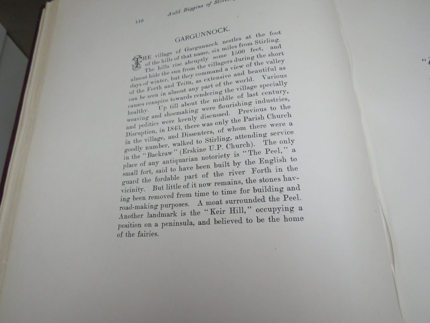 Auld Biggins of Stirling Its Closes, Wynds, and Neebour Villages By William Drysdale 1904