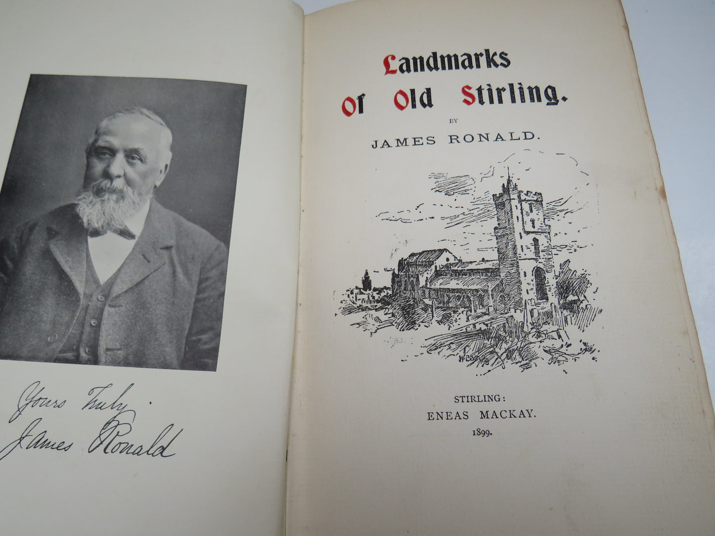 Landmarks of Old Stirling By James Ronald 1899