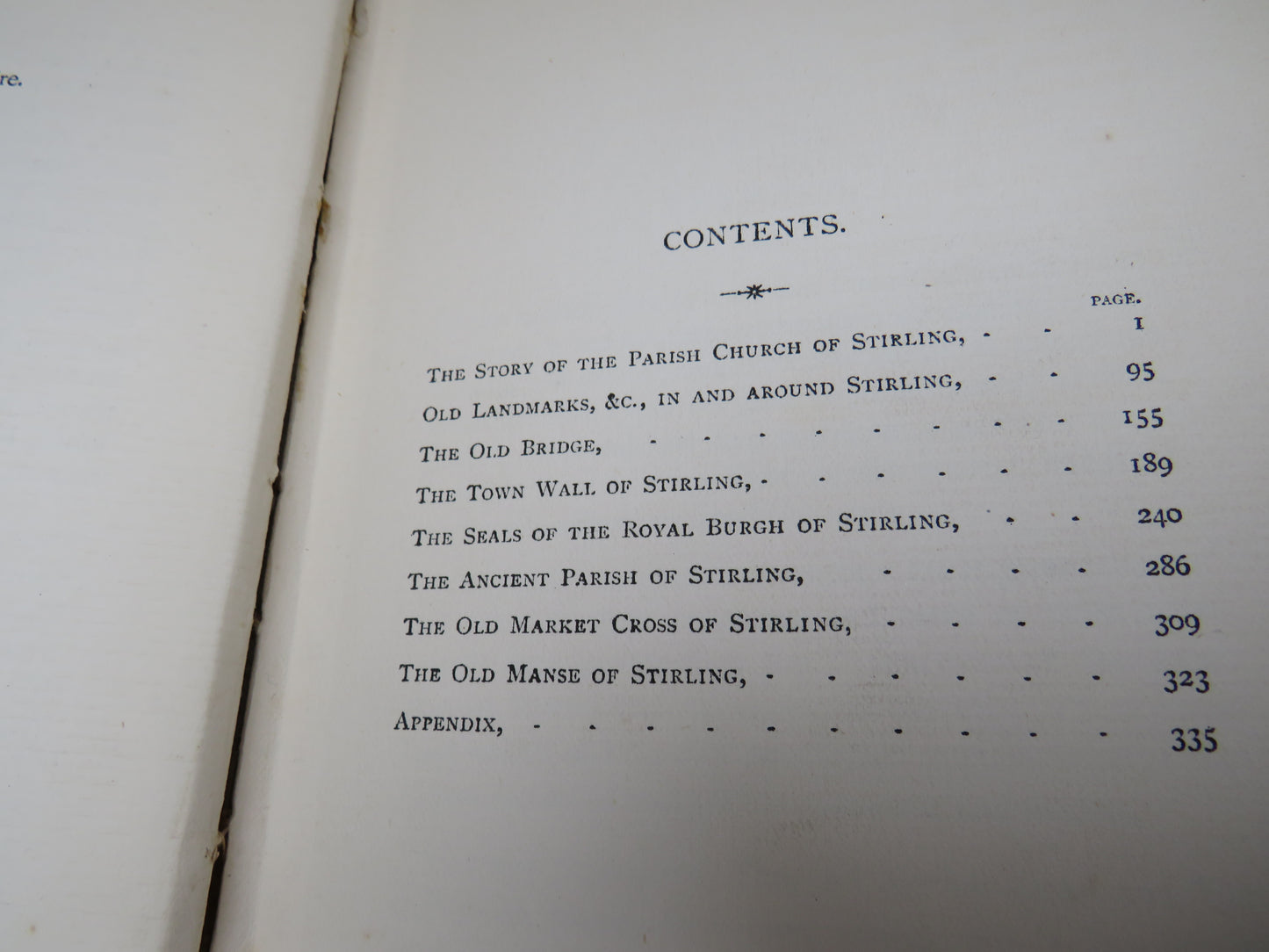 Landmarks of Old Stirling By James Ronald 1899