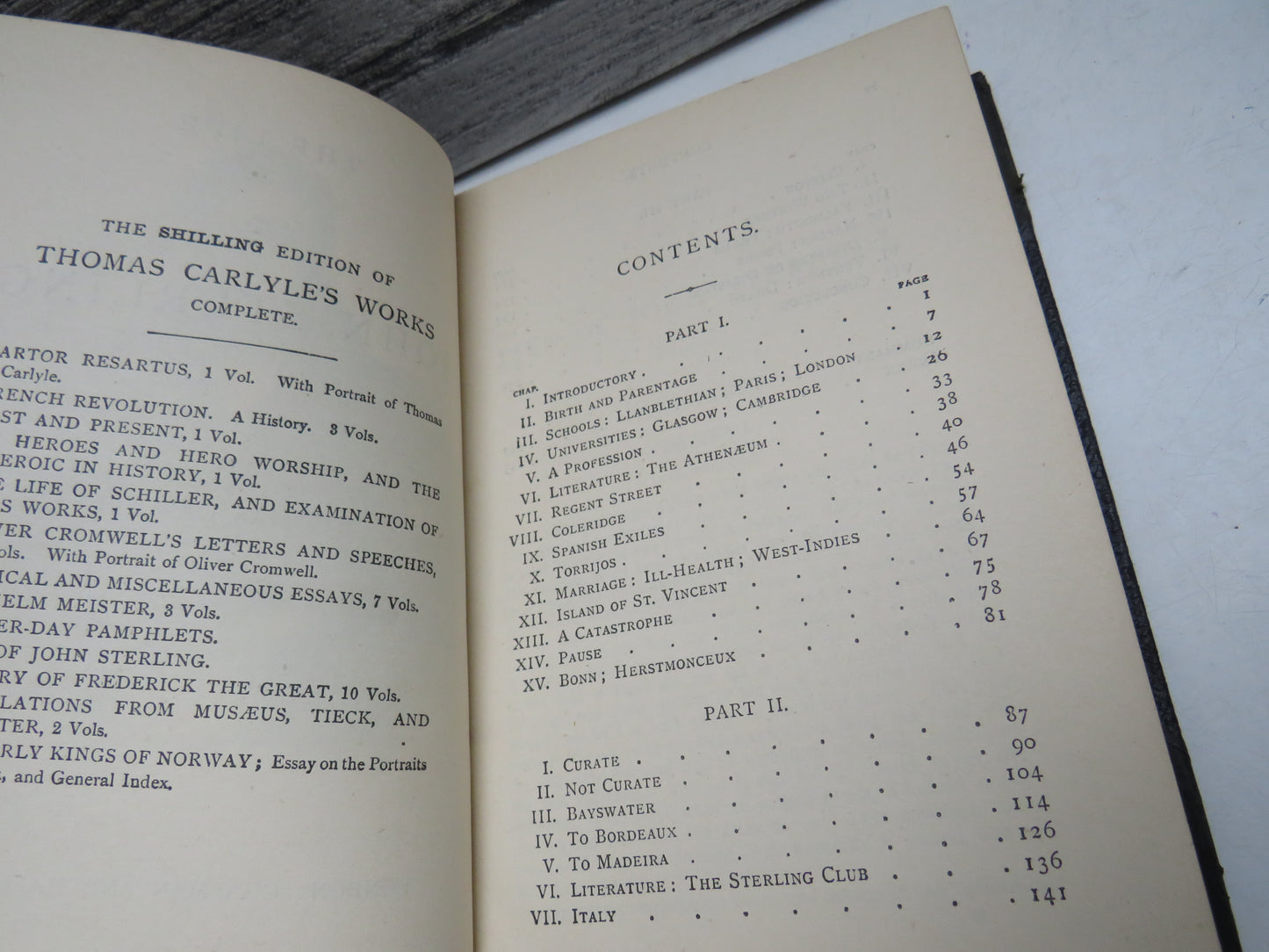 The Life of John Sterling By Thomas Carlyle