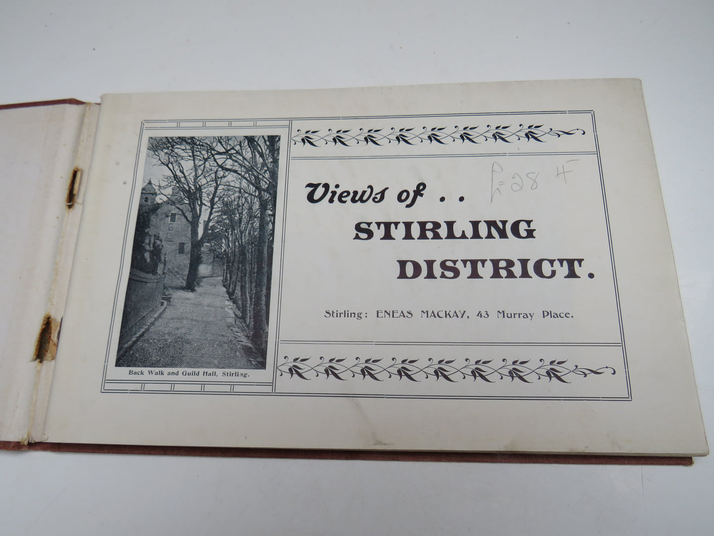 Views of Stirling District Vintage Picture Book Eneas Mackay Stirling
