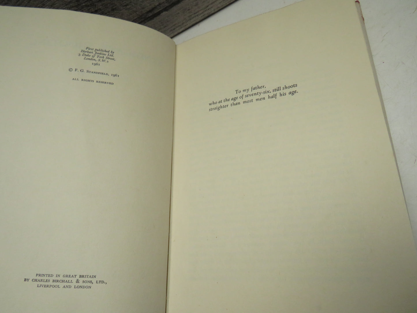 Syndicate Shooting By F. G. Standfield 1961