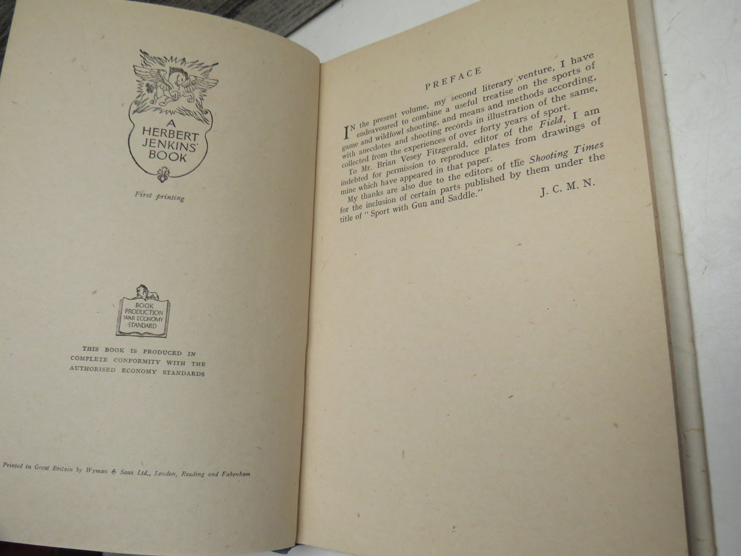 Shooting Ways and Shooting Days By J. C. M. Nichols