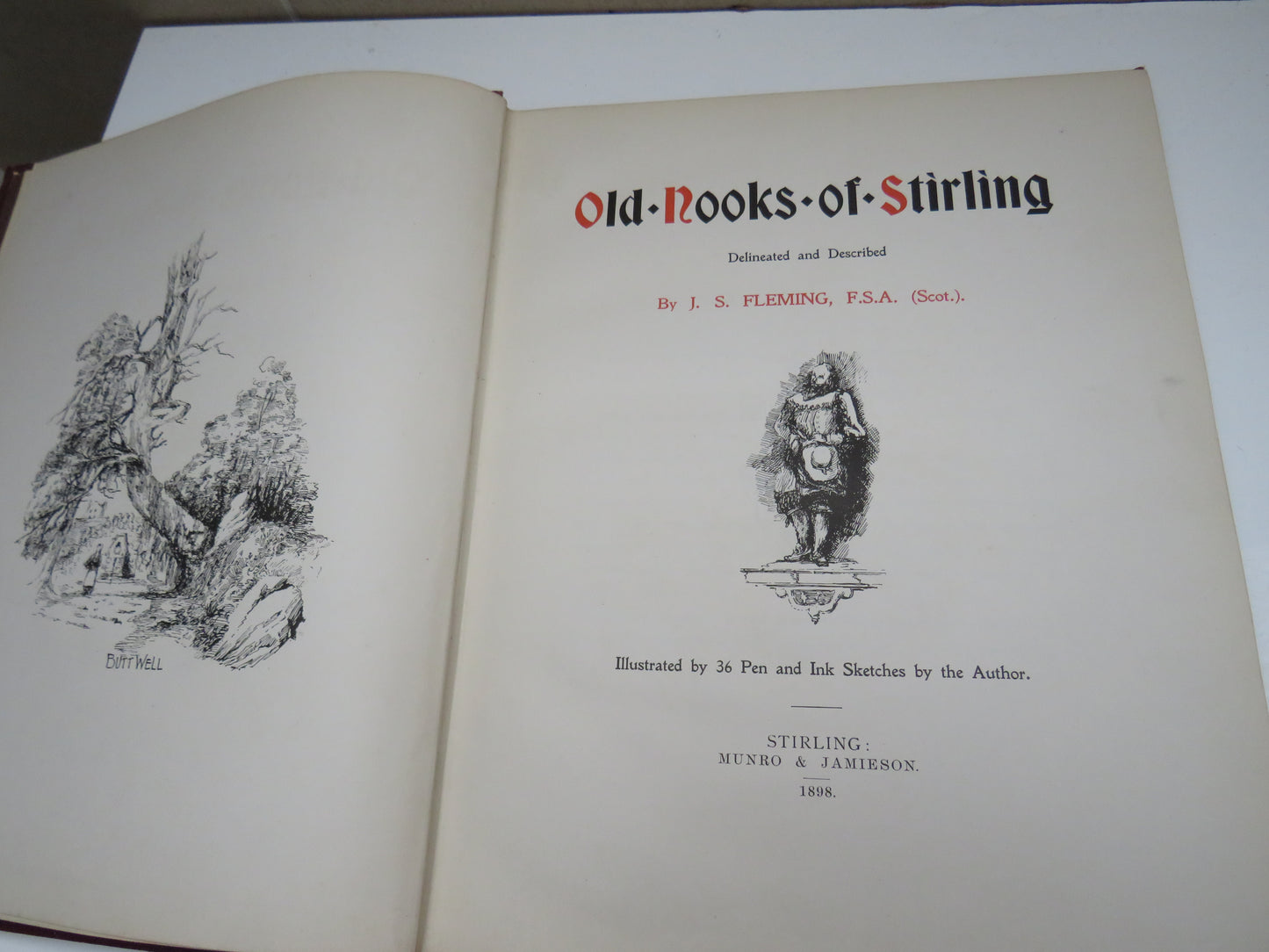 Old Nooks of Stirling Delineated and Described By J. S. Fleming 1898