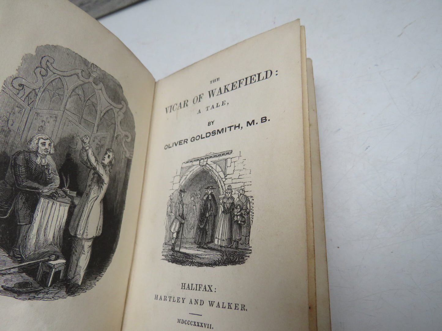 The Vicar Of Wakefield: A Tale By Oliver Goldsmith 1837