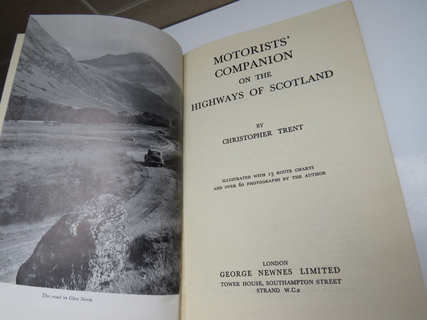 Motorists' Companion on the Highways of Scotland by Christopher Trent, 1956
