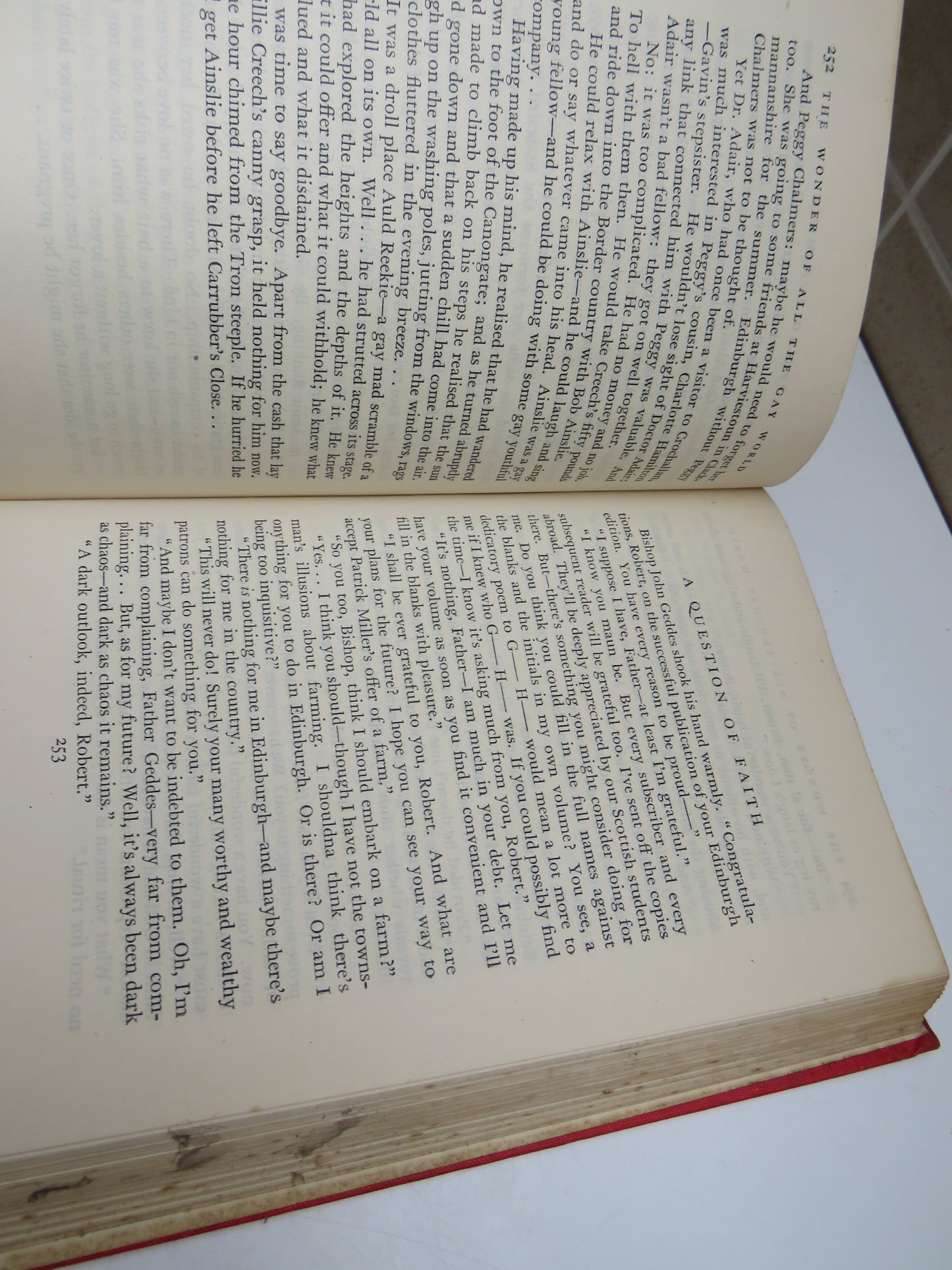 The Wonder of All The Gay World A Novel of The Life and Loves of Robert Burns By James Barke