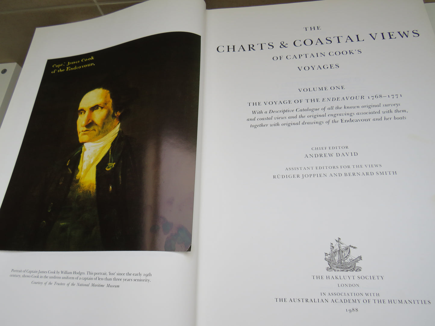 The Charts and Coastal Views of Captain Cook's Voyages, Hakluyt Society Extra Series No. 43