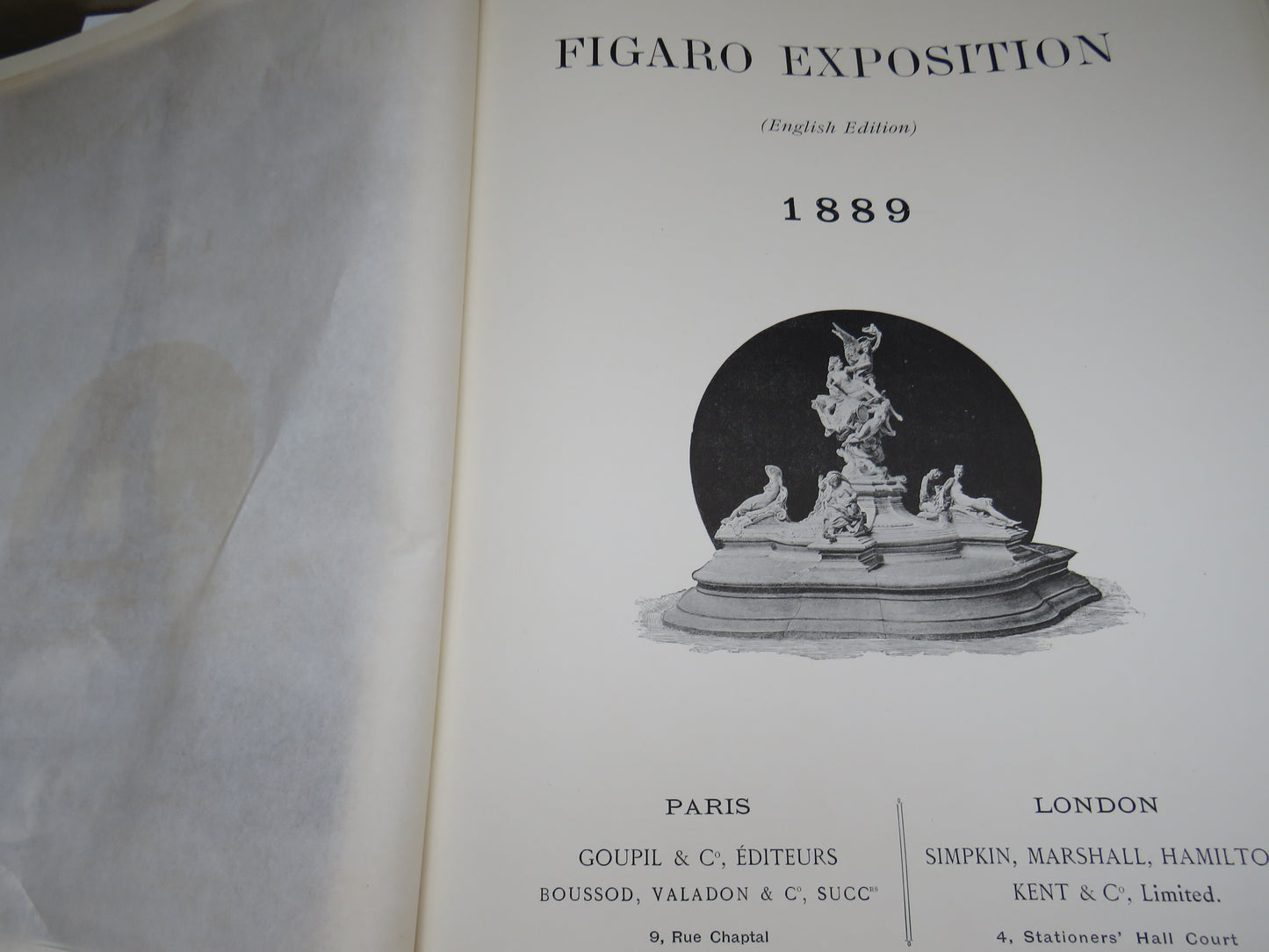 Figaro Exposition 1889, English Edition, Simpkin, Marshall, Hamilton, Kent & Co