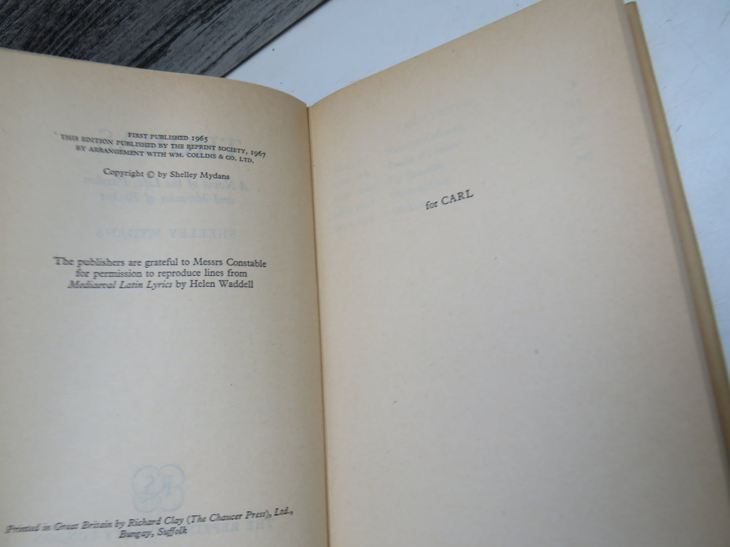 Thomas A Novel Of The Life, Passion and Miracles of Becket By Shelley Mydans 1967