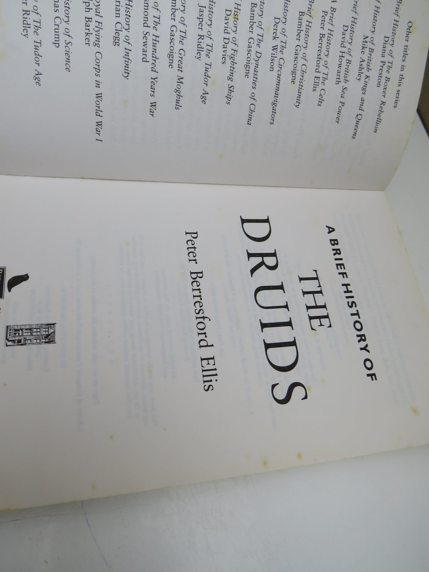 A Brief History of The Druids by Peter Berresford Ellis, 2002