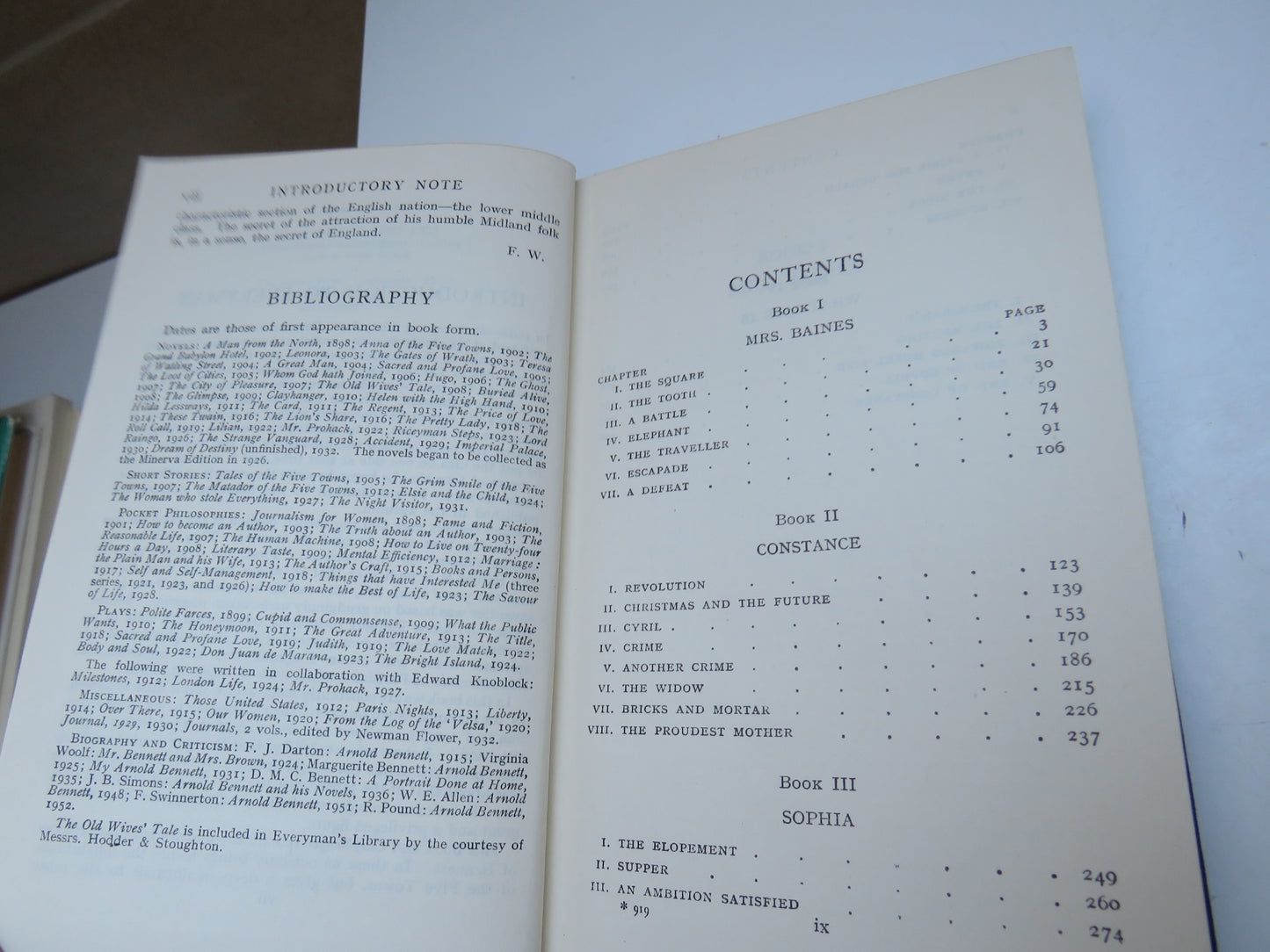 The Old Wive's Tale By Arnold Bennett 1954