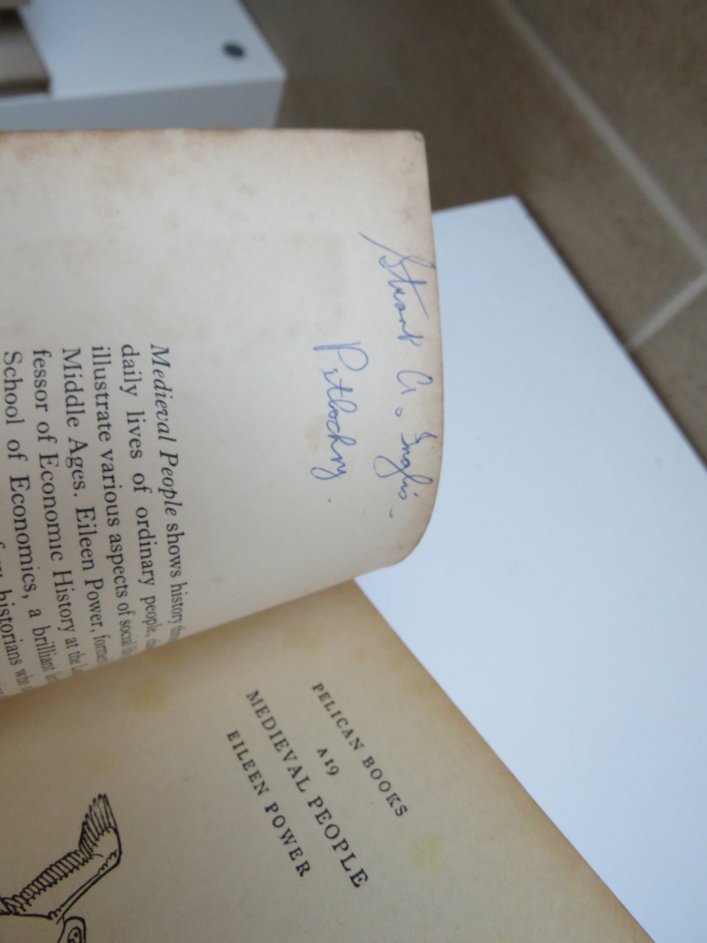 Medieval People By Eileen Power 1954 A Pelican Book - Vintage