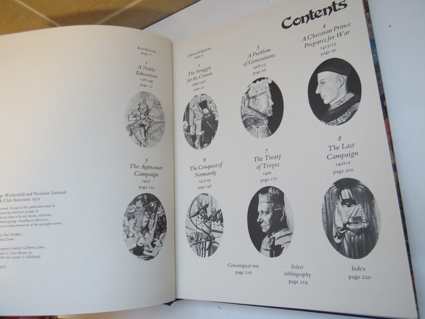 The Life and Times of Henry V By Peter Earle 1972