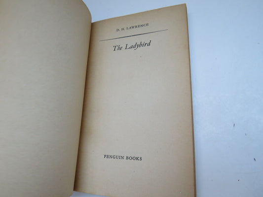 The Ladybird By D. H. Lawrence 1960 Penguin Books Vintage Book