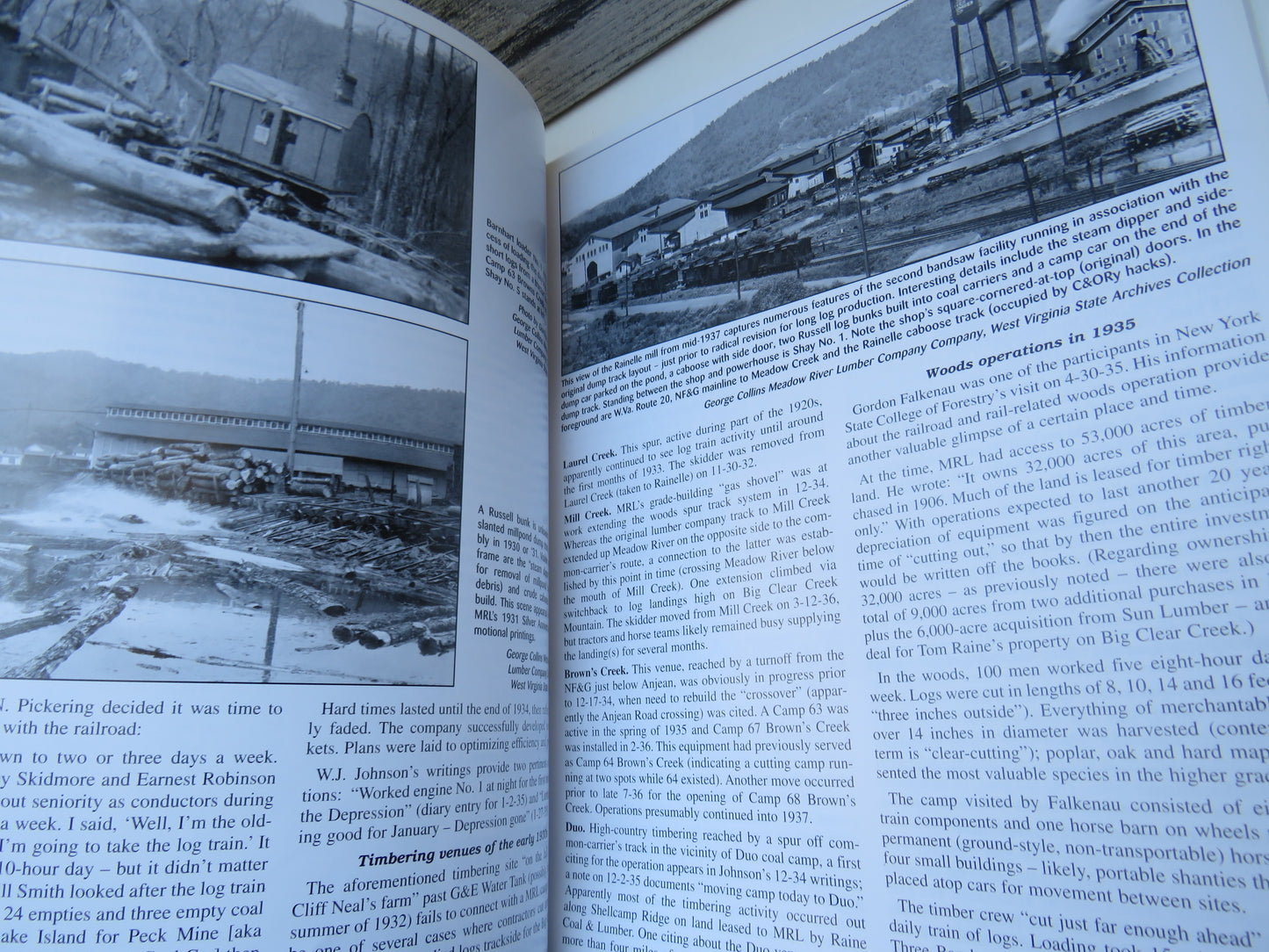 West Virginia's Last Logging Railroad Meadow River Lumber Company By Philip V. Bagdon 2002