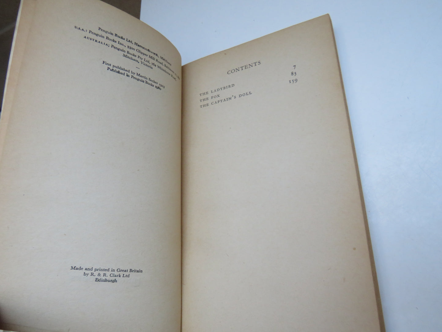 The Ladybird By D. H. Lawrence 1960 Penguin Books Vintage Book