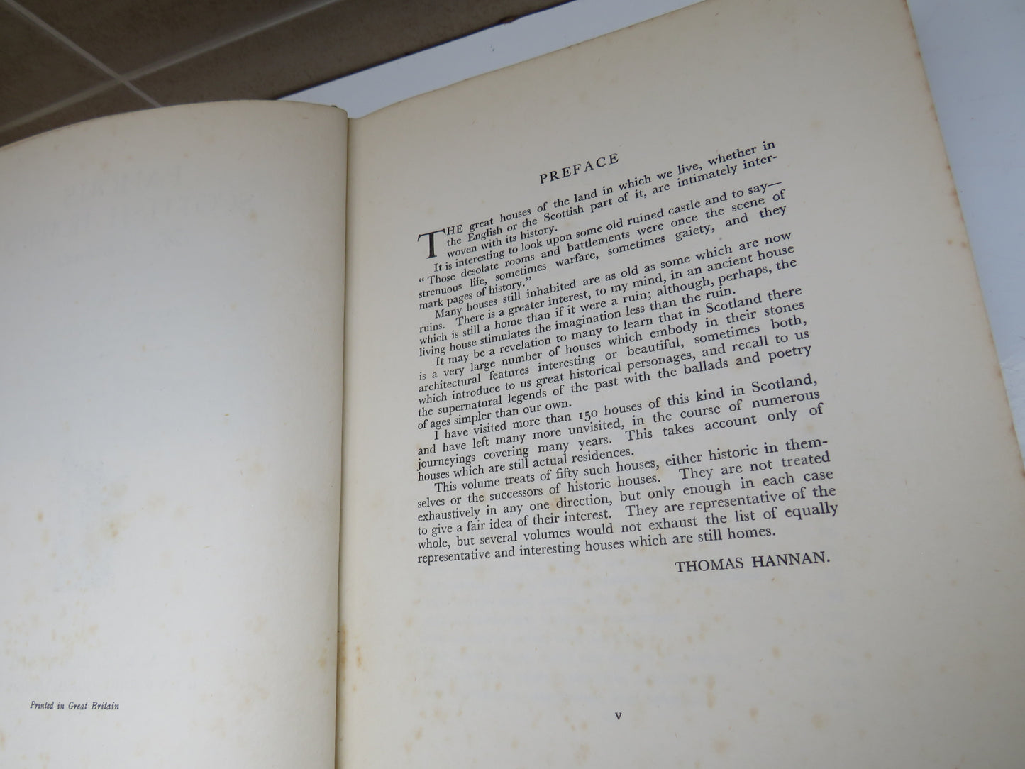 Famous Scottish Houses The Lowlands By Thomas Hannan 1928