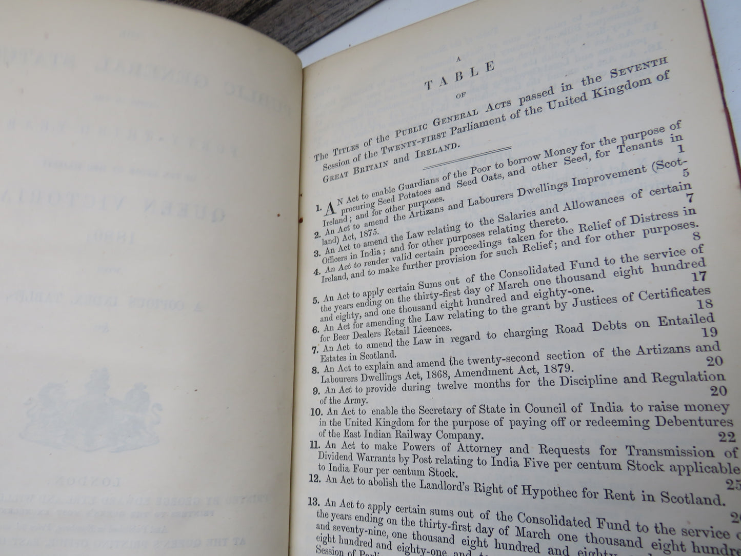 The Public General Statutes Passed In The Forty-Third Year of the Reign of Her Majesty Queen Victoria 1880: With A Copious Index Tables 1880