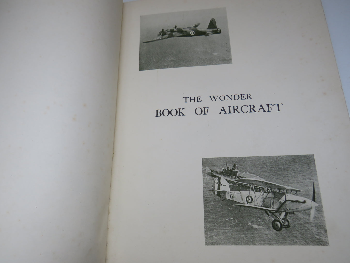 The Wonder Book of Aircraft 8 Colour Plates 250 Illustrations