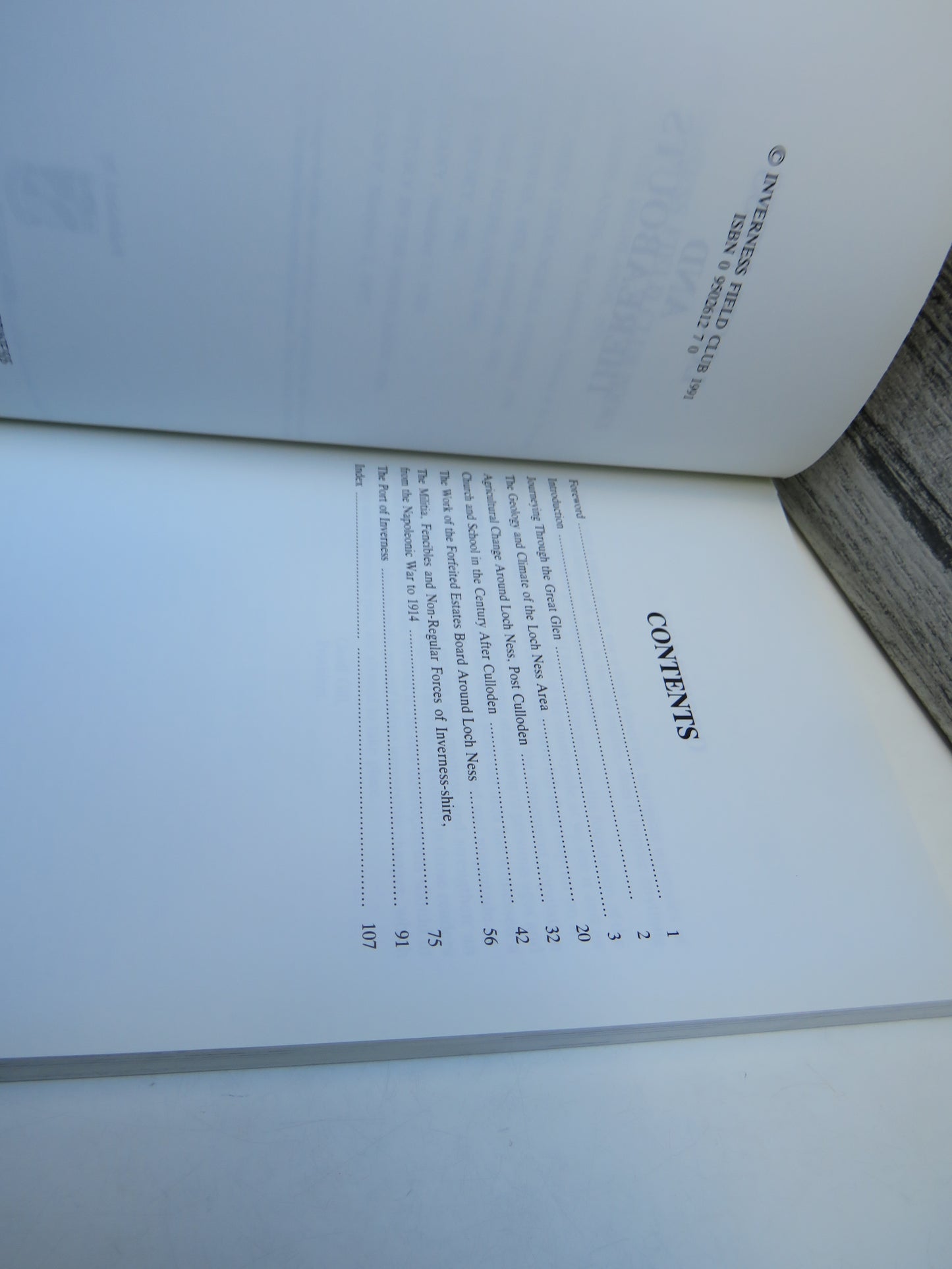 Loch Ness and Thereabouts Published By The Inverness Field Club 1991