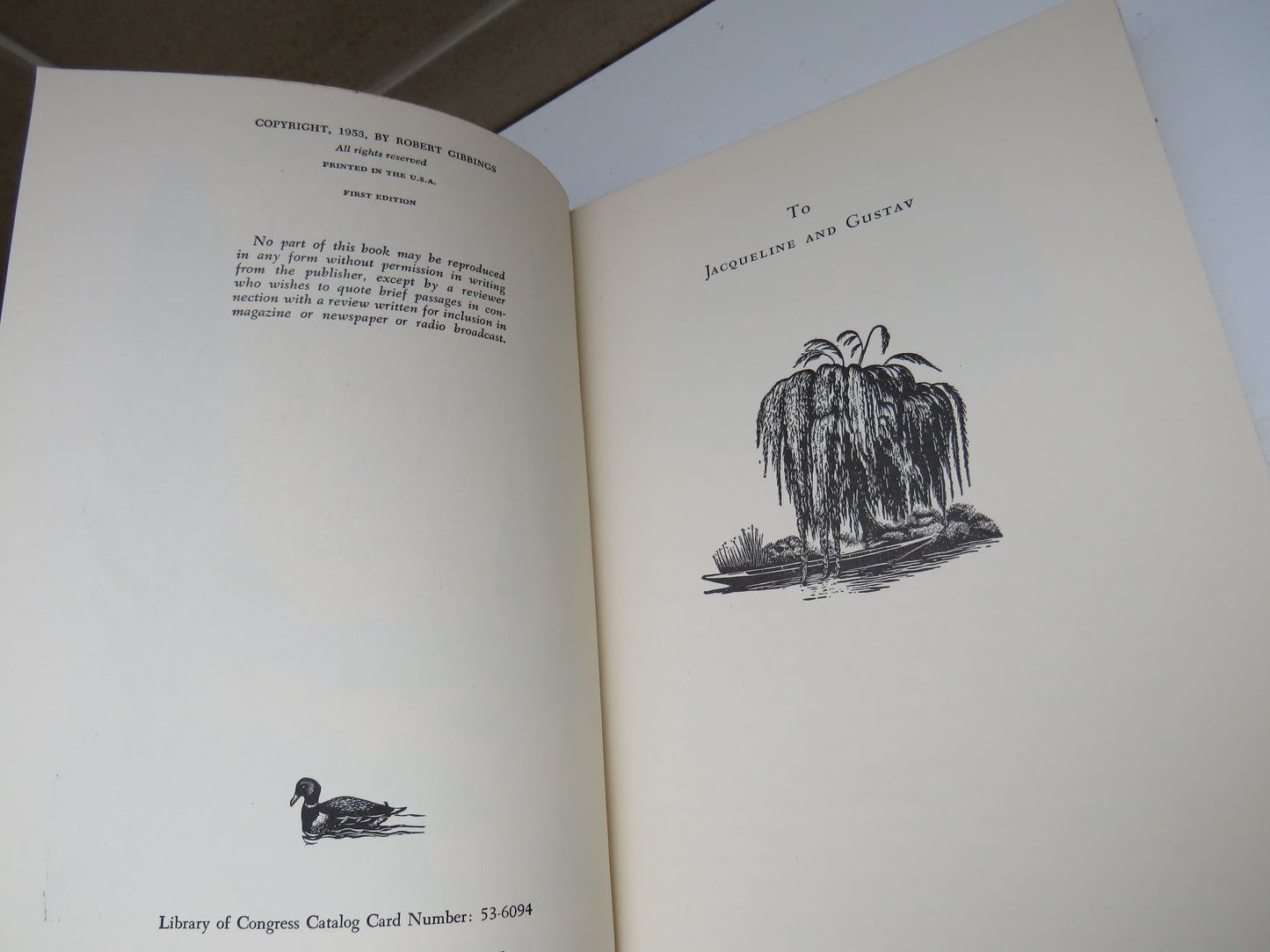 Coming Down The Seine By Robert Gibbings 1953 1st Edition