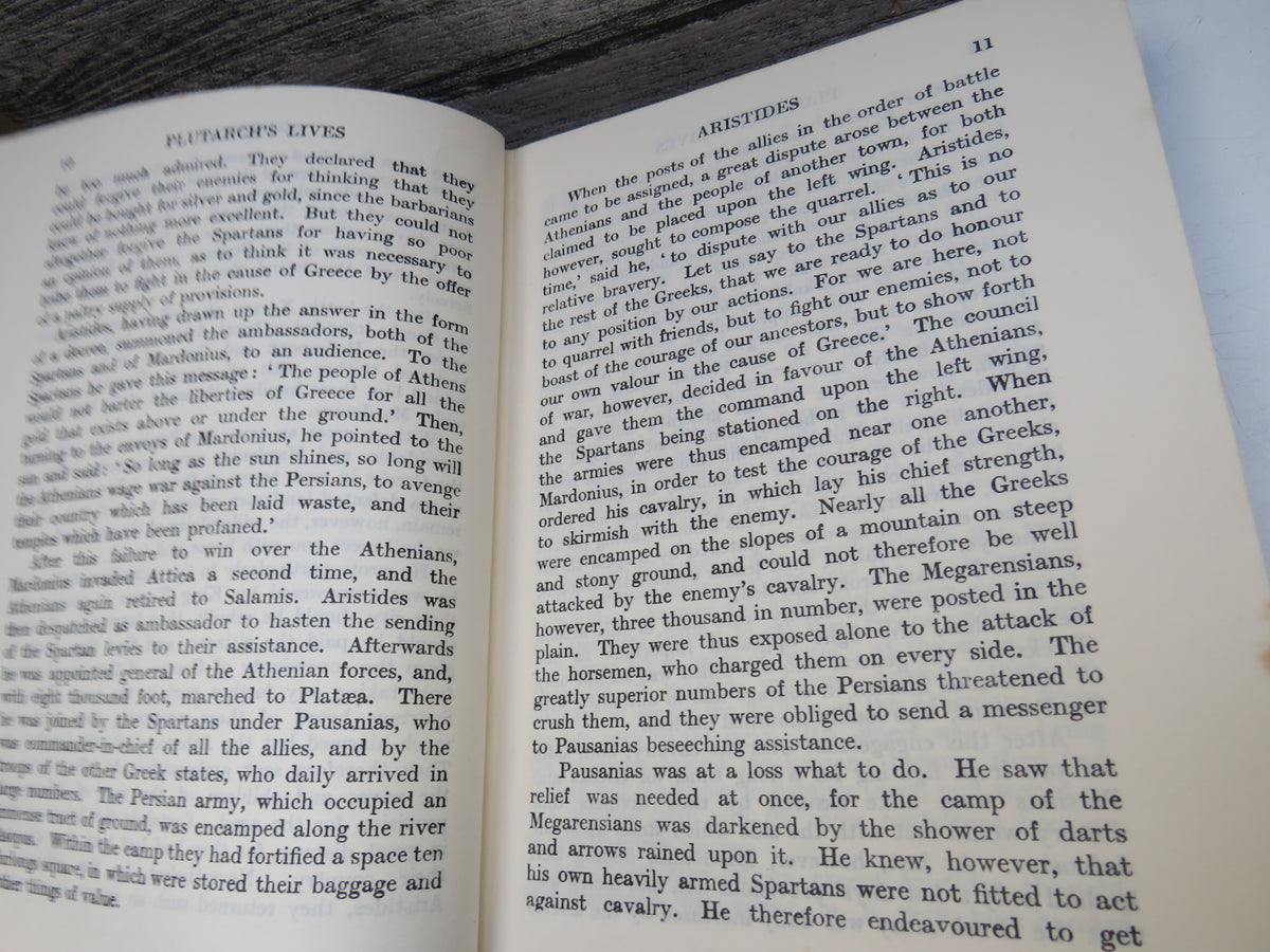 Plutarch's Lives For Boys and Girls Being Selected Lives Freely Retold By W. H. Weston