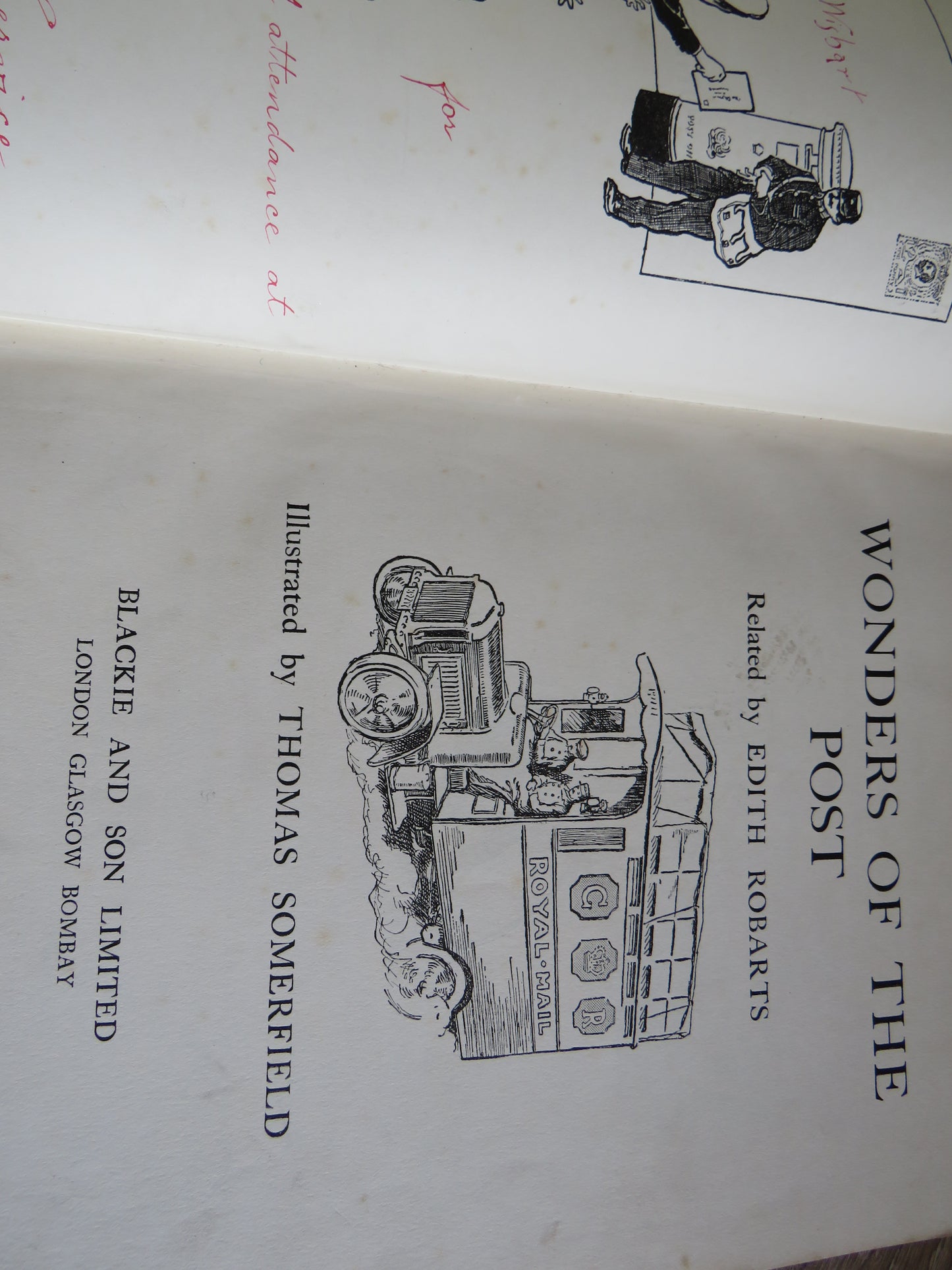 Wonders of the Post Related By Edith Robarts Illustrated By Thomas Somerfield