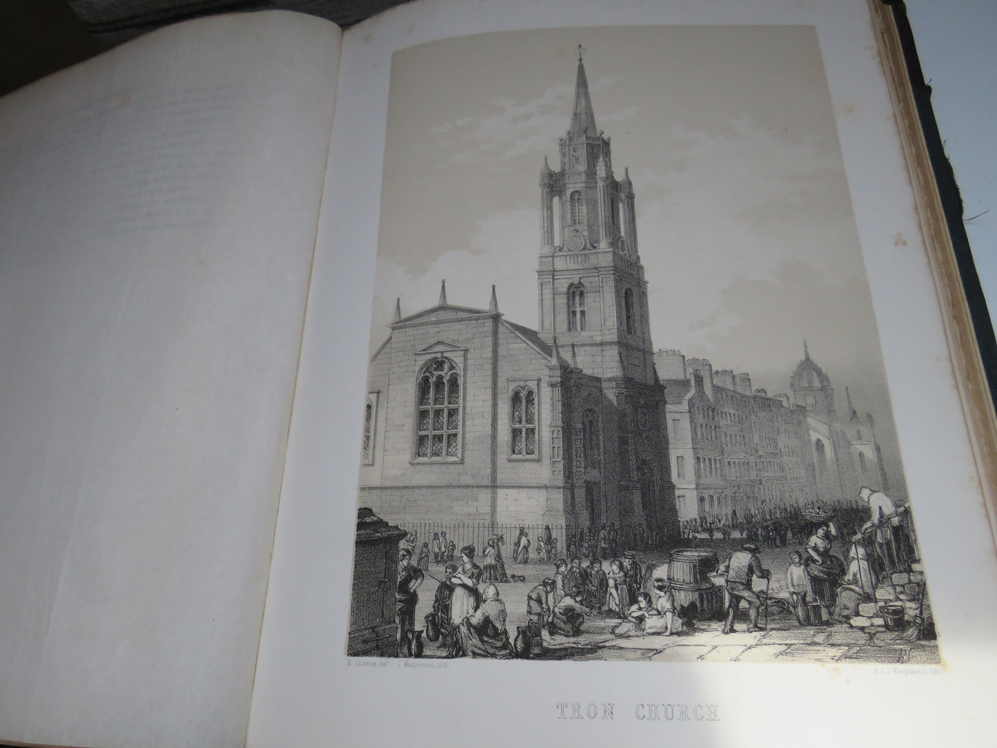The Kirk and The Manse; Sixty Illustrated Views In Tinted Lithography of the Most Interesting and Romantic Parish Kirks and Manses in Scotland: With Descriptive and Historical Notices and An Introduction By The Rev. Robert W. Fraser 1857