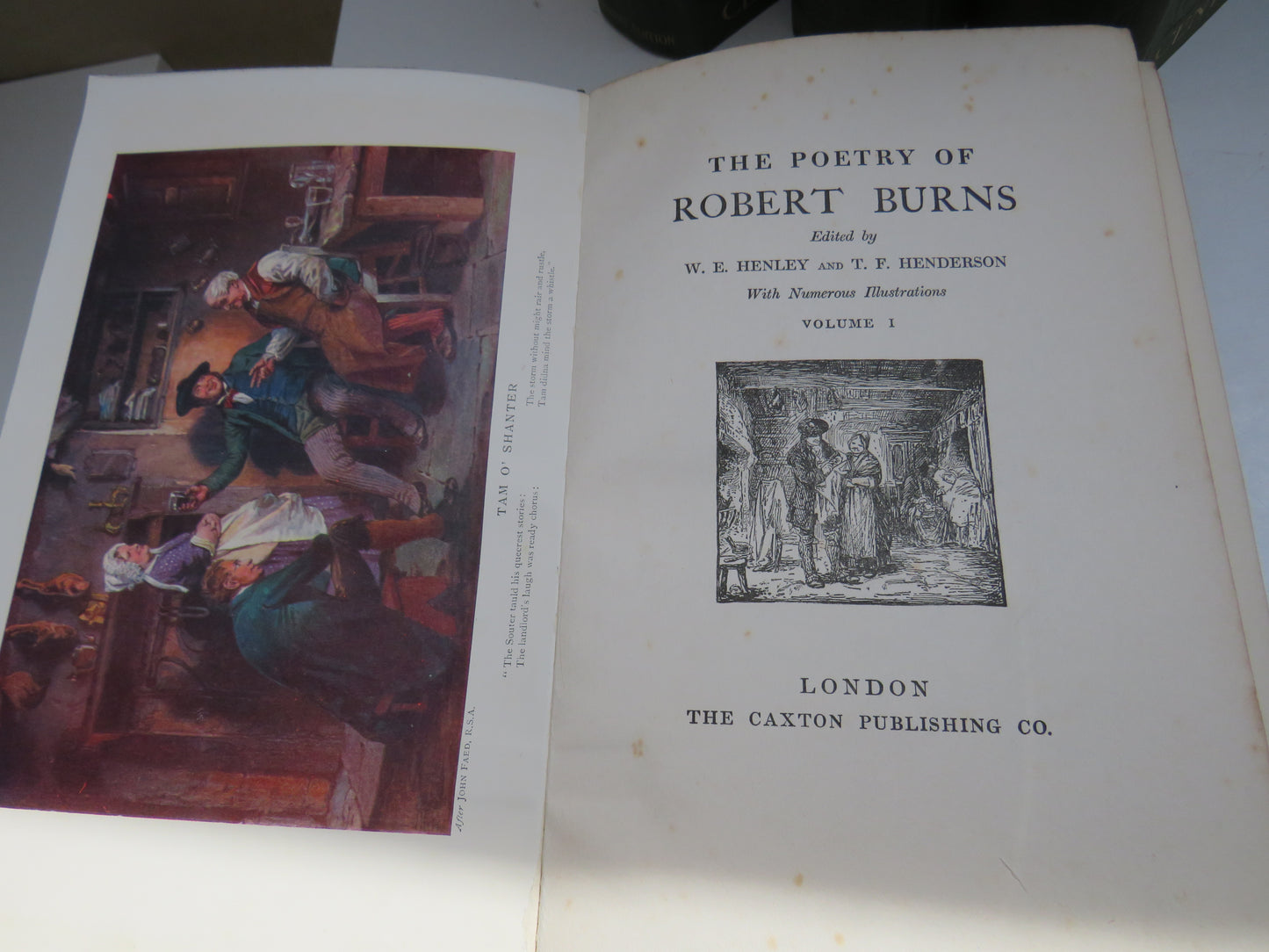 The Poetry of Robert Burns Centenary Edition Edited By W. E. Henley and T. F. Henderson With Numerous Illustrations In 4 Volumes