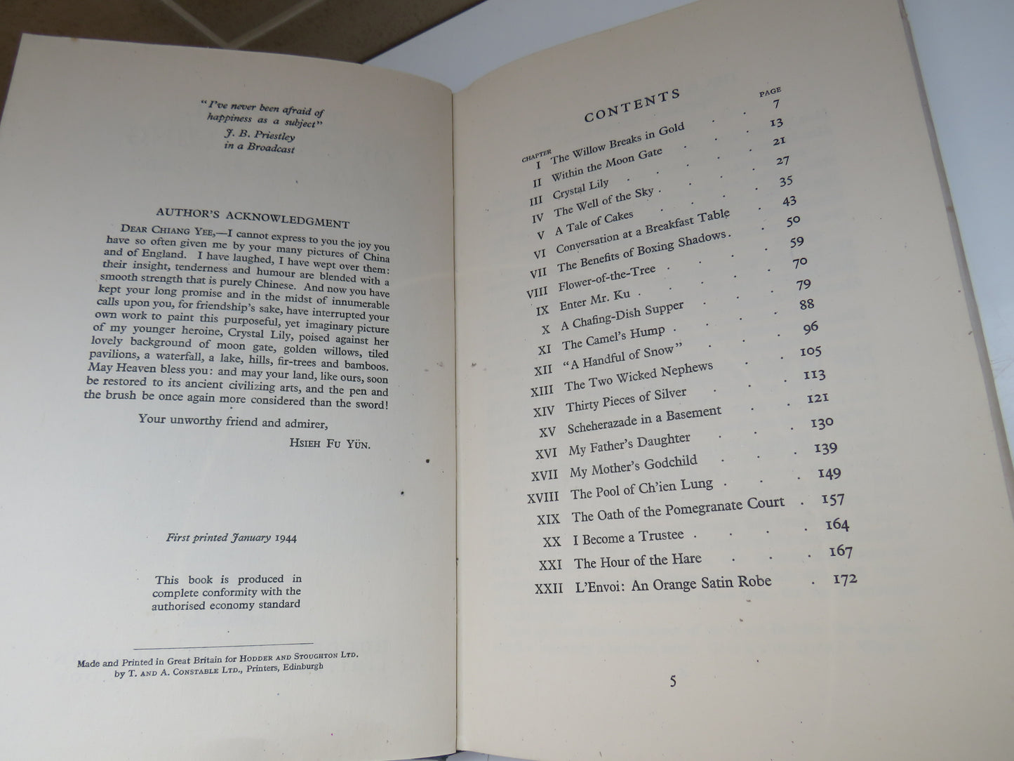 The Pool of Ch'ien Lung A Tale of Modern Peking By Lady Hosie 1944